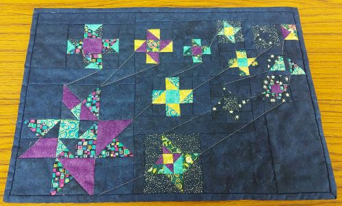 Stars for Master Quilter Course - Dawn